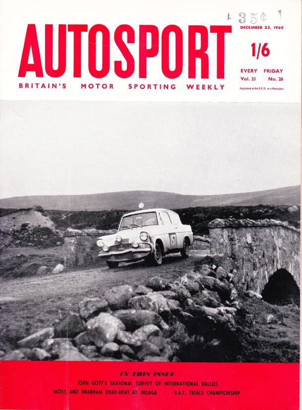 Журнал Autosport 23 декабря 1960