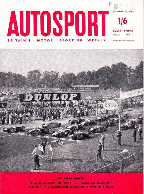 Журнал Autosport 30 декабря 1960