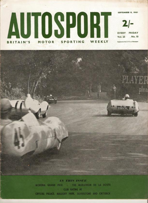 Журнал Autosport 08 сентября 1961