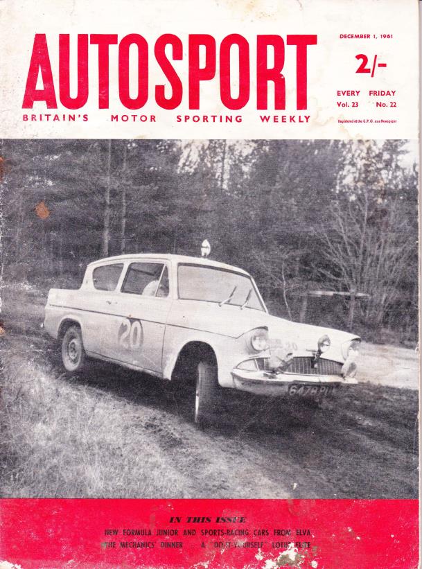 Журнал Autosport 01 декабря 1961
