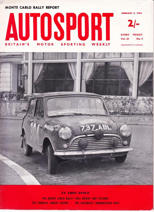 Журнал Autosport 02 февраля 1962