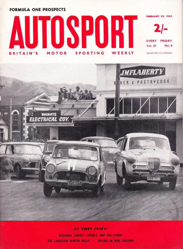 Журнал Autosport 23 февраля 1962