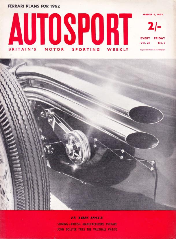 Журнал Autosport 02 марта 1962
