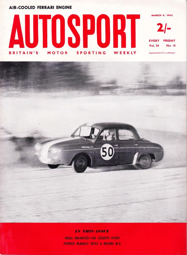 Журнал Autosport 09 марта 1962
