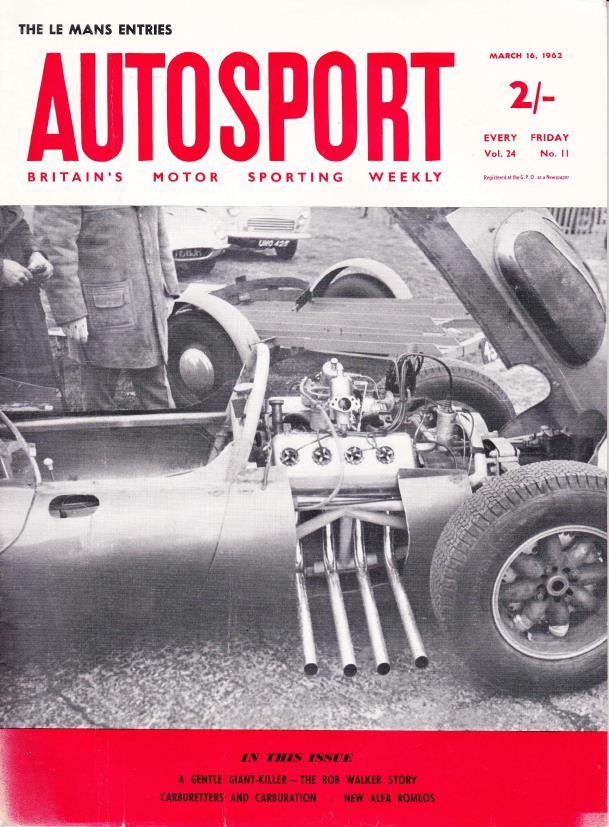Журнал Autosport 16 марта 1962