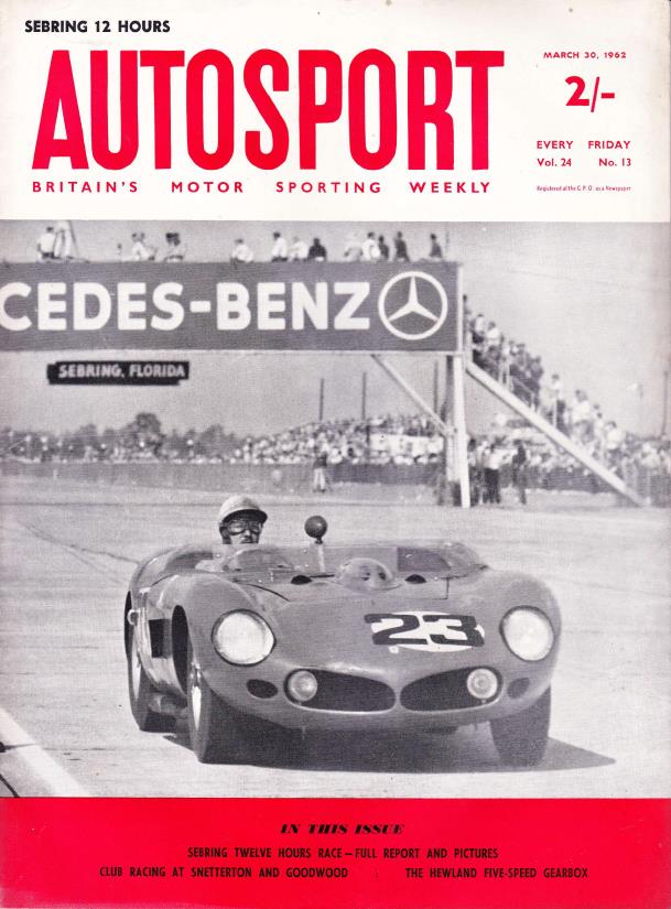 Журнал Autosport 30 марта 1962