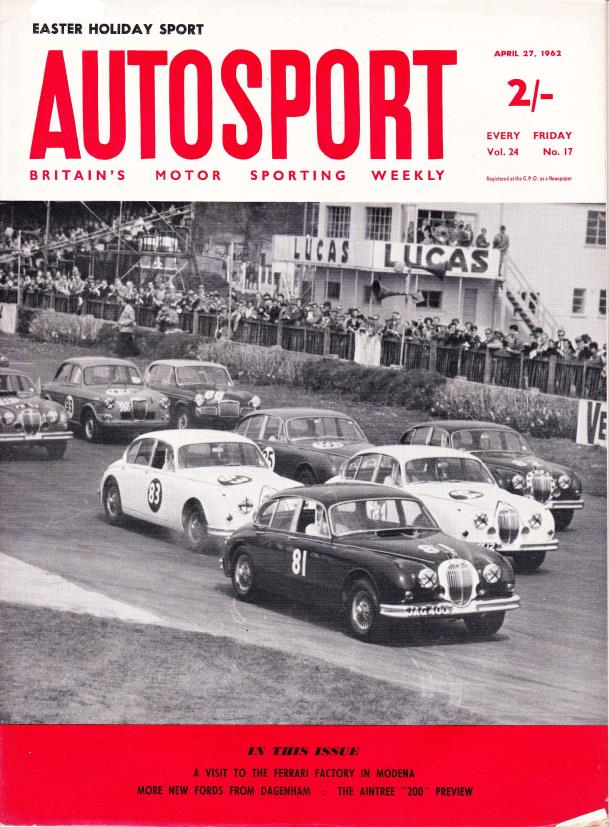 Журнал Autosport 27 апреля 1962