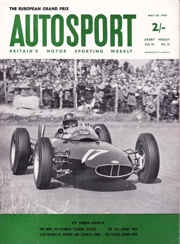Журнал Autosport 25 мая 1962