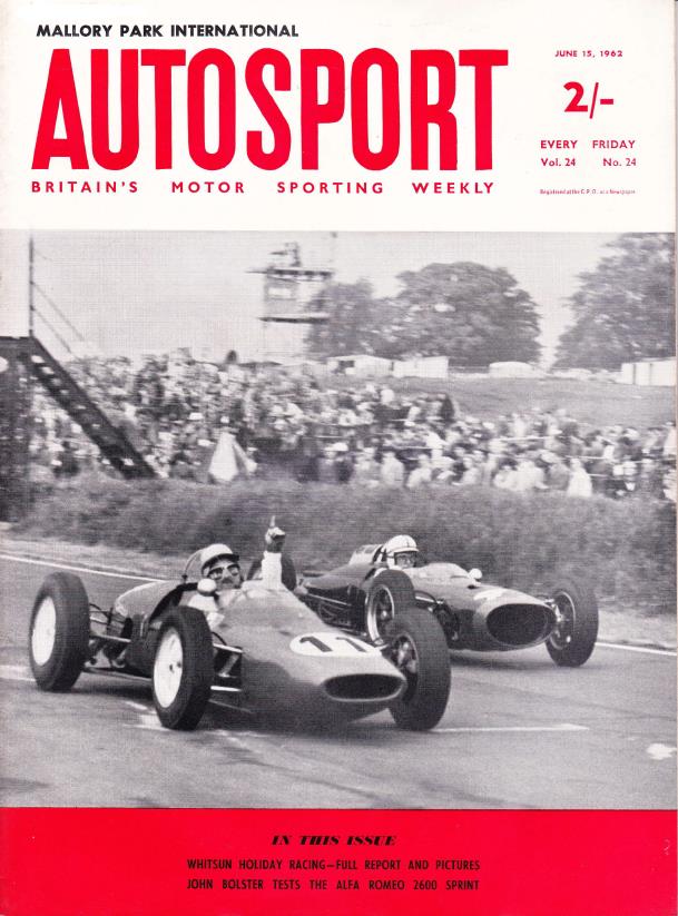 Журнал Autosport 15 июня 1962