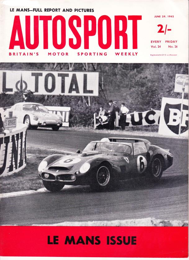 Журнал Autosport 29 июня 1962