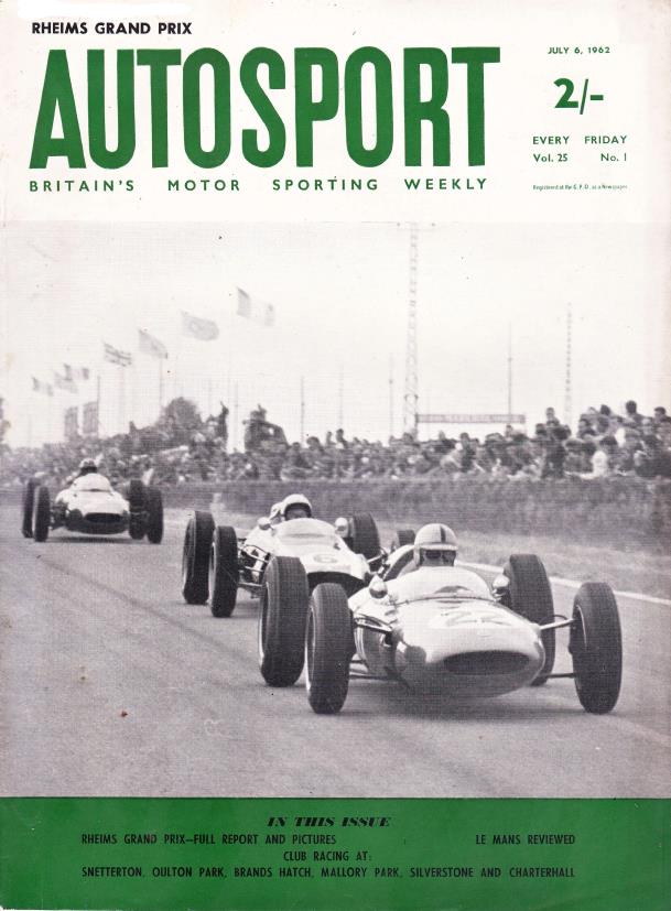 Журнал Autosport 06 июля 1962