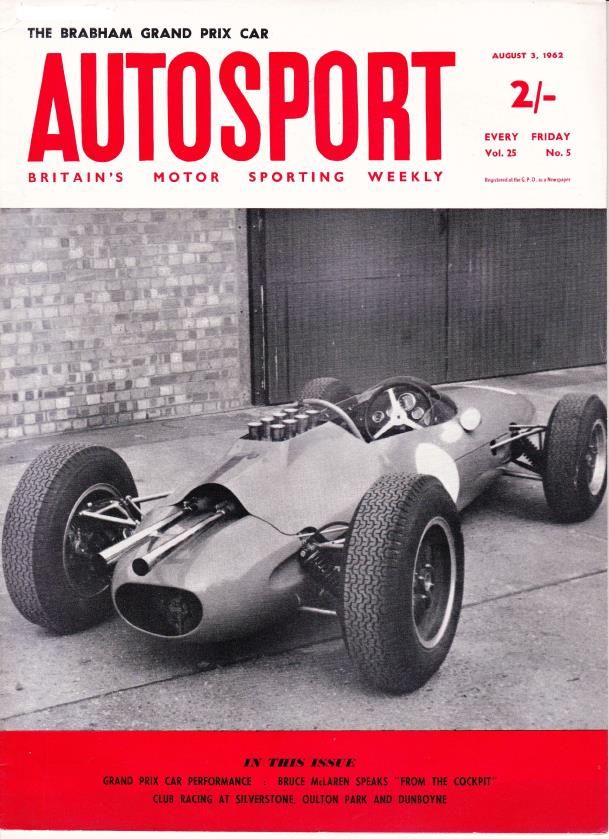 Журнал Autosport 03 августа 1962