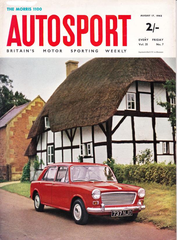 Журнал Autosport 17 августа 1962