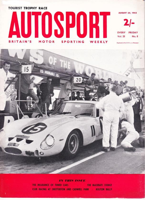 Журнал Autosport 24 августа 1962