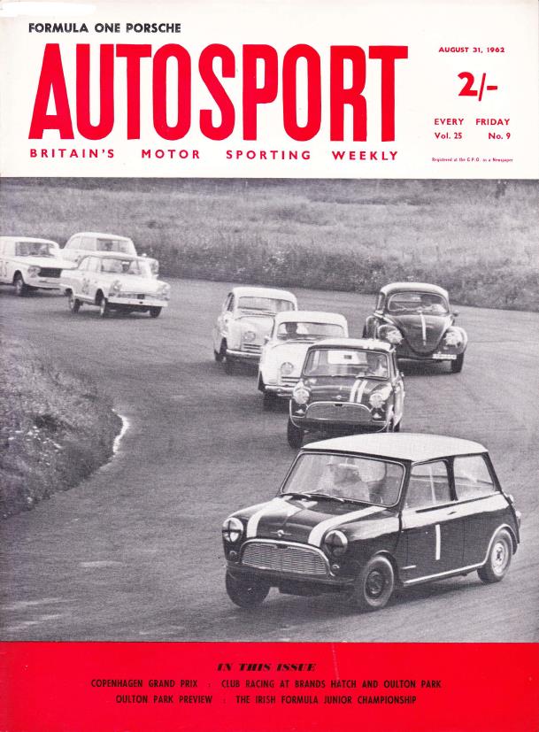 Журнал Autosport 31 августа 1962