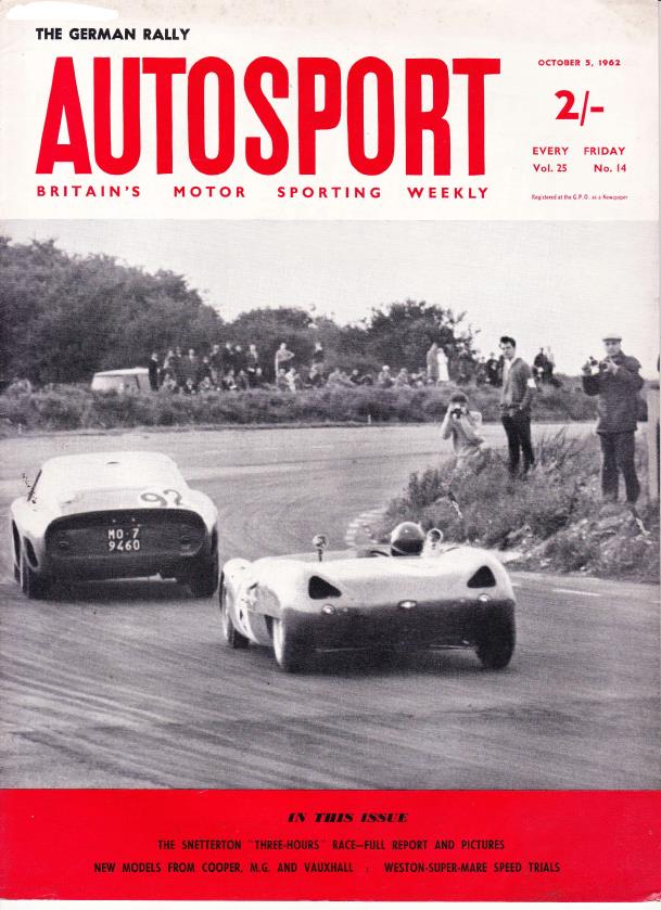Журнал Autosport 05 октября 1962