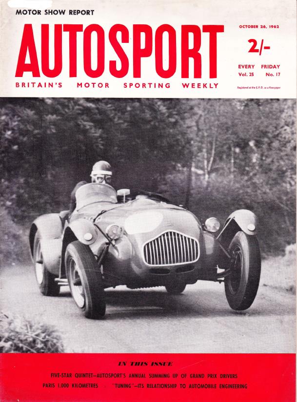 Журнал Autosport 26 октября 1962