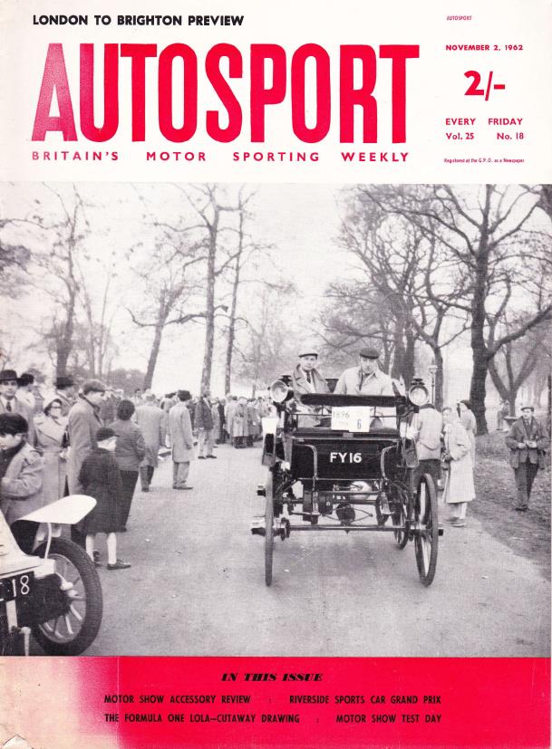 Журнал Autosport 02 ноября 1962