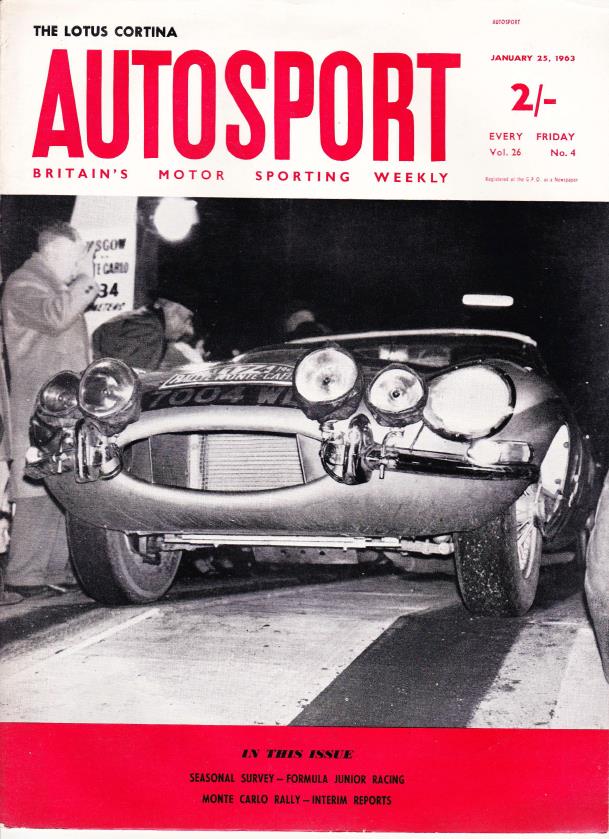 Журнал Autosport 25 января 1963