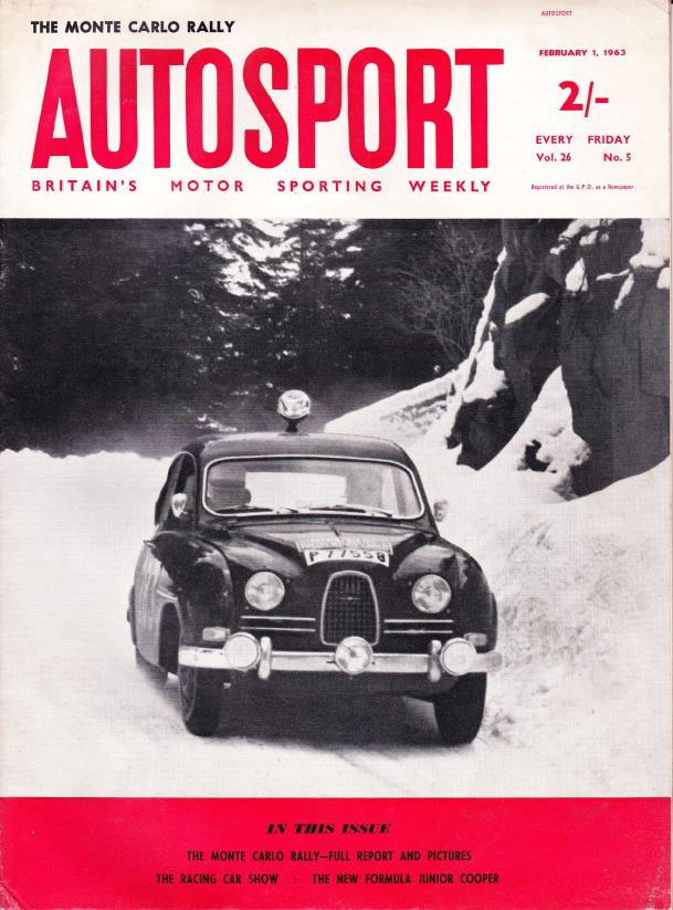 Журнал Autosport 01 февраля 1963