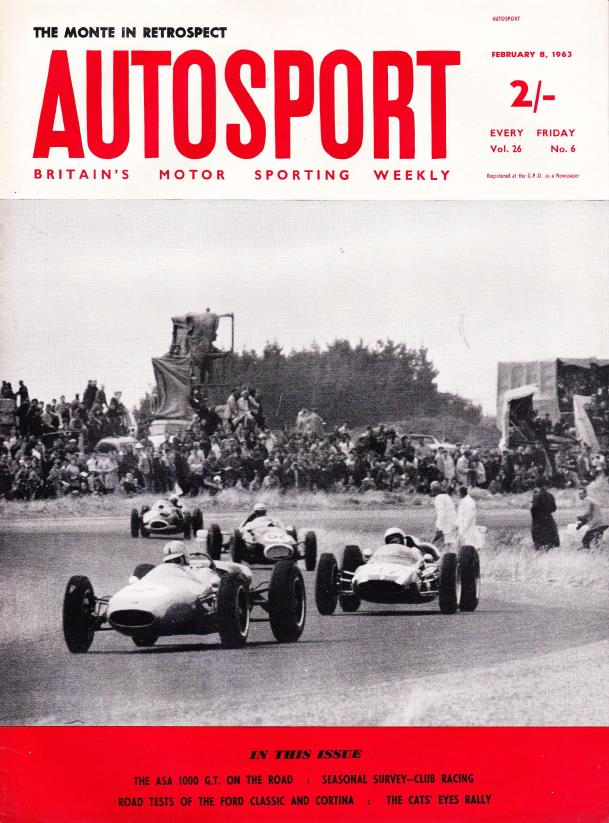 Журнал Autosport 08 февраля 1963
