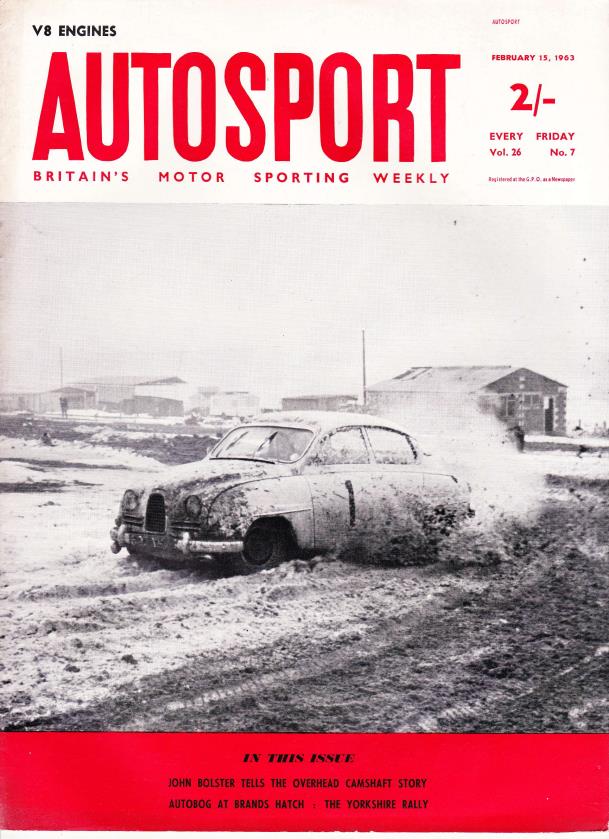 Журнал Autosport 15 февраля 1963