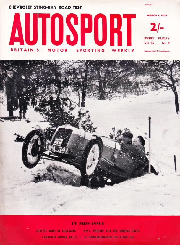 Журнал Autosport 01 марта 1963