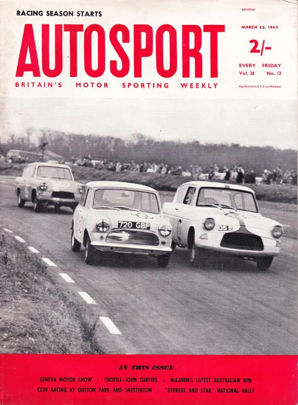 Журнал Autosport 22 марта 1963