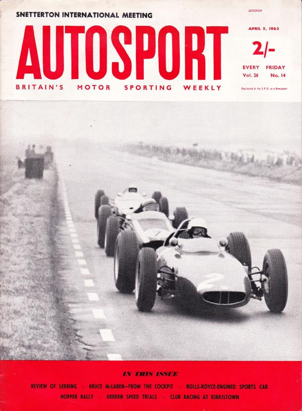 Журнал Autosport 05 апреля 1963