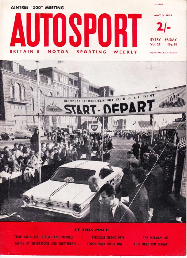 Журнал Autosport 03 мая 1963