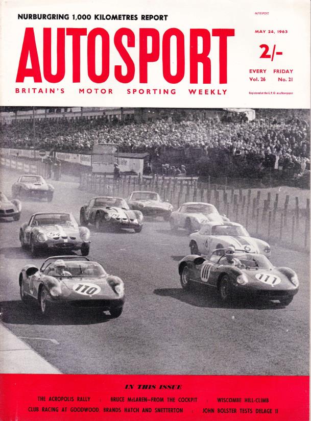 Журнал Autosport 24 мая 1963