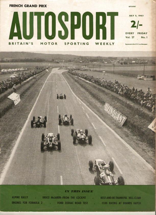 Журнал Autosport 05 июля 1963