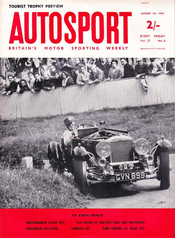 Журнал Autosport 23 августа 1963