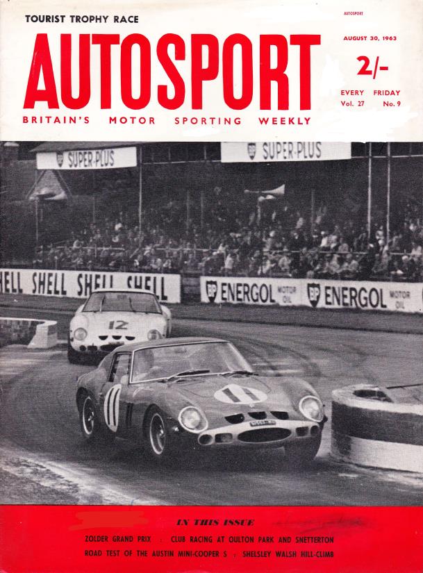 Журнал Autosport 30 августа 1963