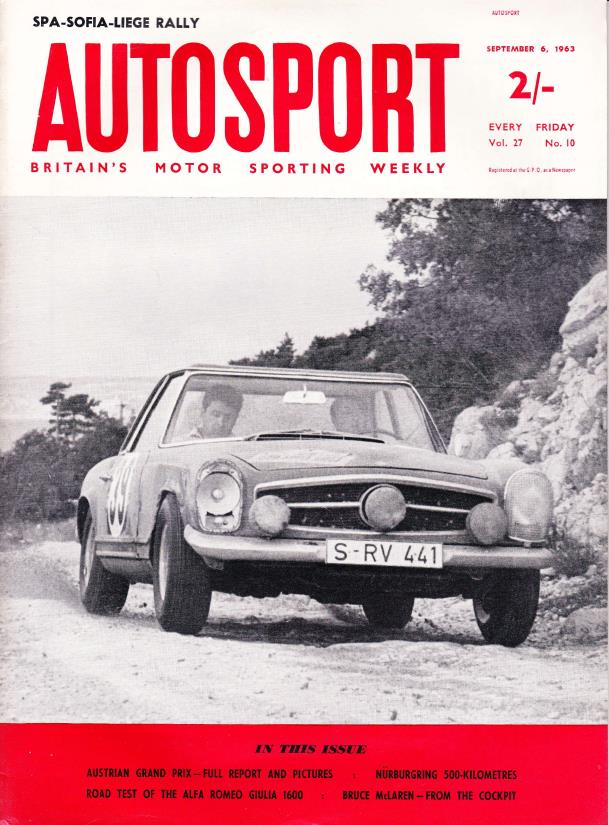 Журнал Autosport 06 сентября 1963