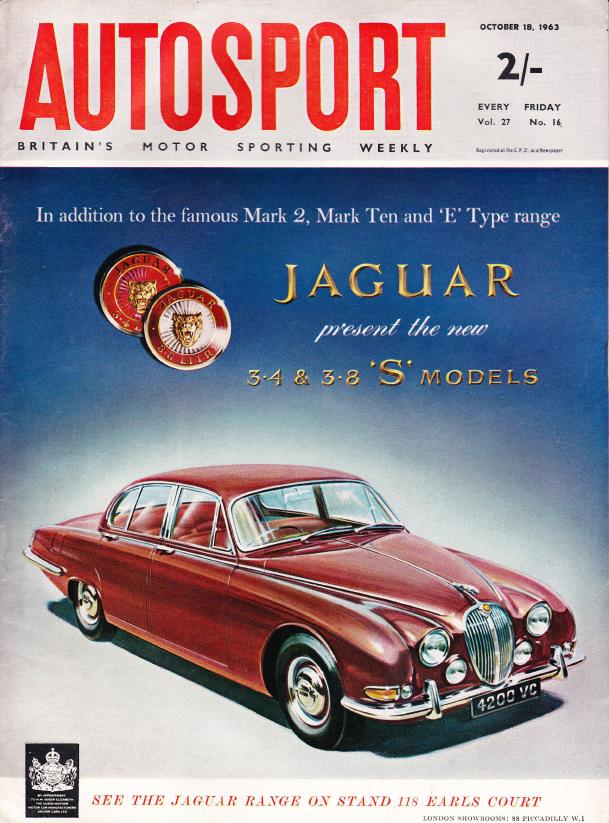 Журнал Autosport 18 октября 1963