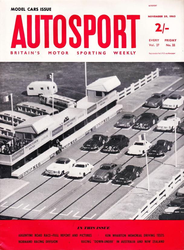 Журнал Autosport 29 ноября 1963