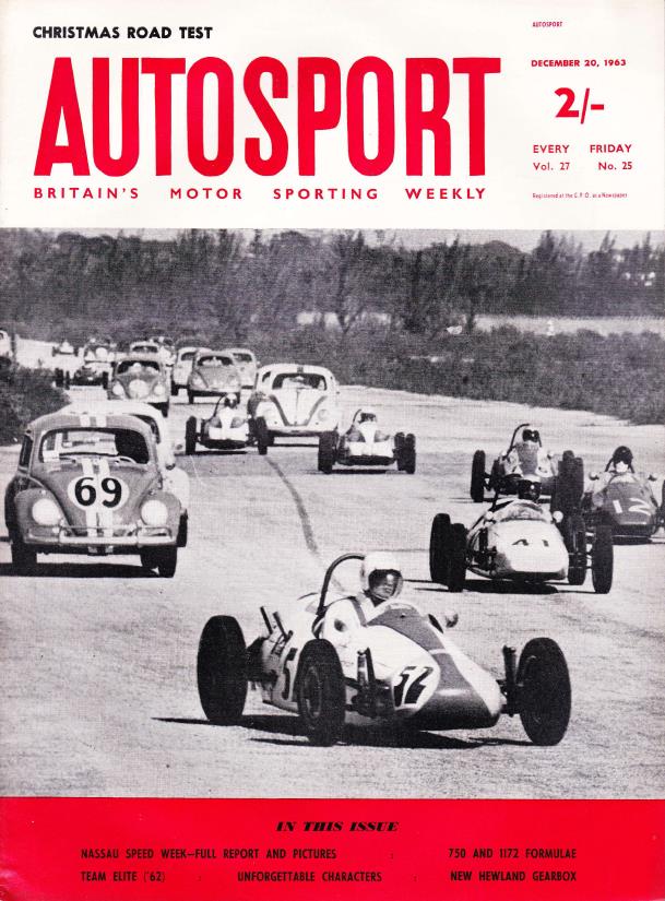 Журнал Autosport 20 декабря 1963