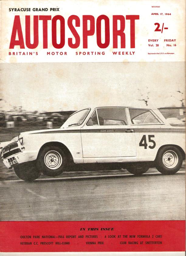 Журнал Autosport 17 апреля 1964