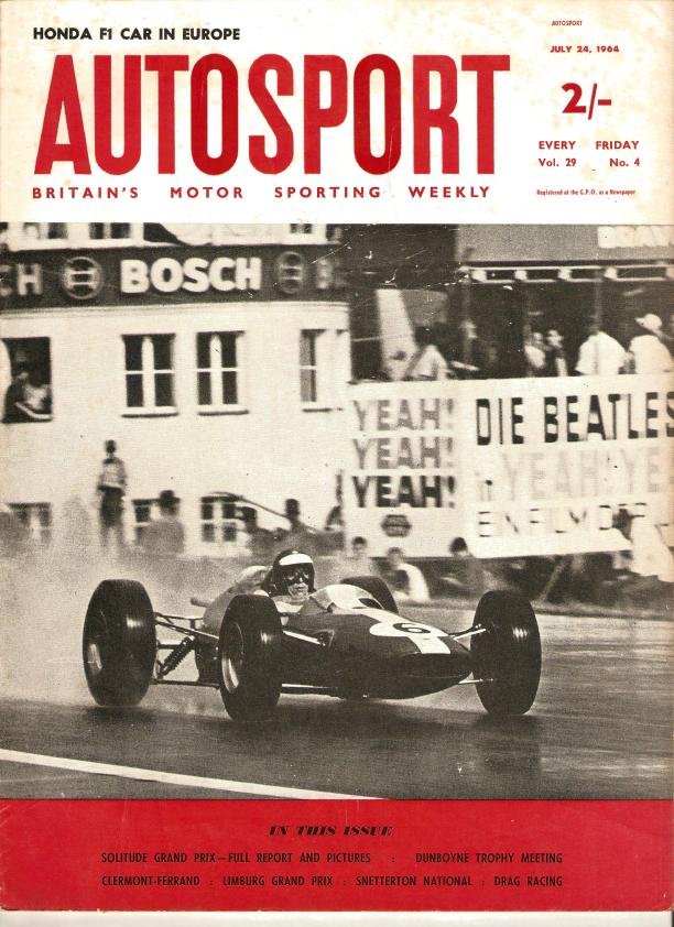 Журнал Autosport 24 июля 1964