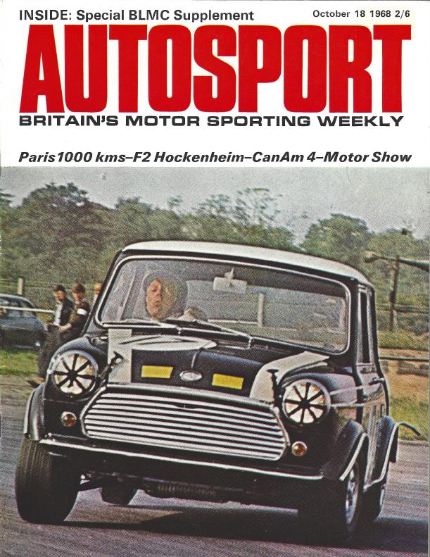 Журнал Autosport 18 октября 1968