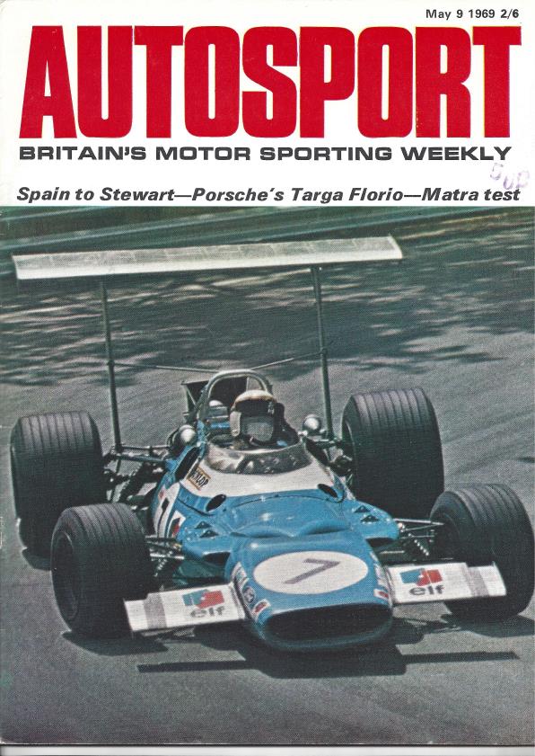 Журнал Autosport 09 мая 1969