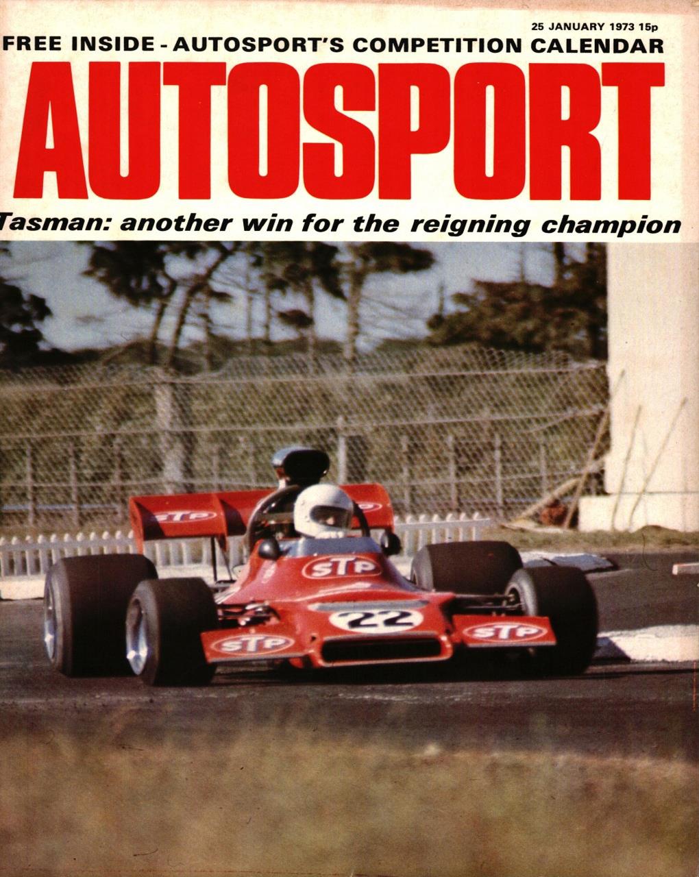 Журнал Autosport 25 января 1973