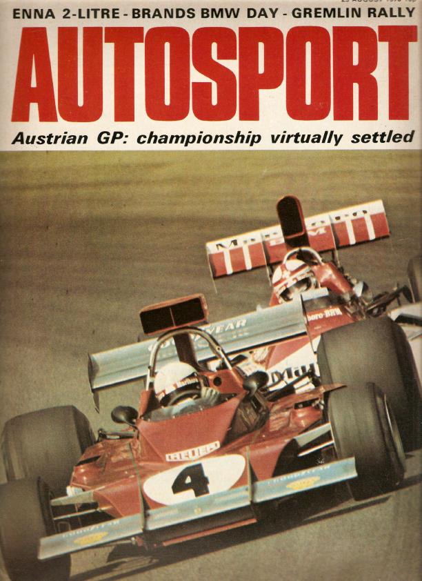 Журнал Autosport 23 августа 1973