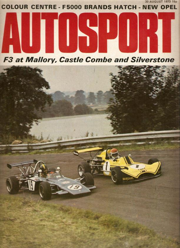 Журнал Autosport 30 августа 1973