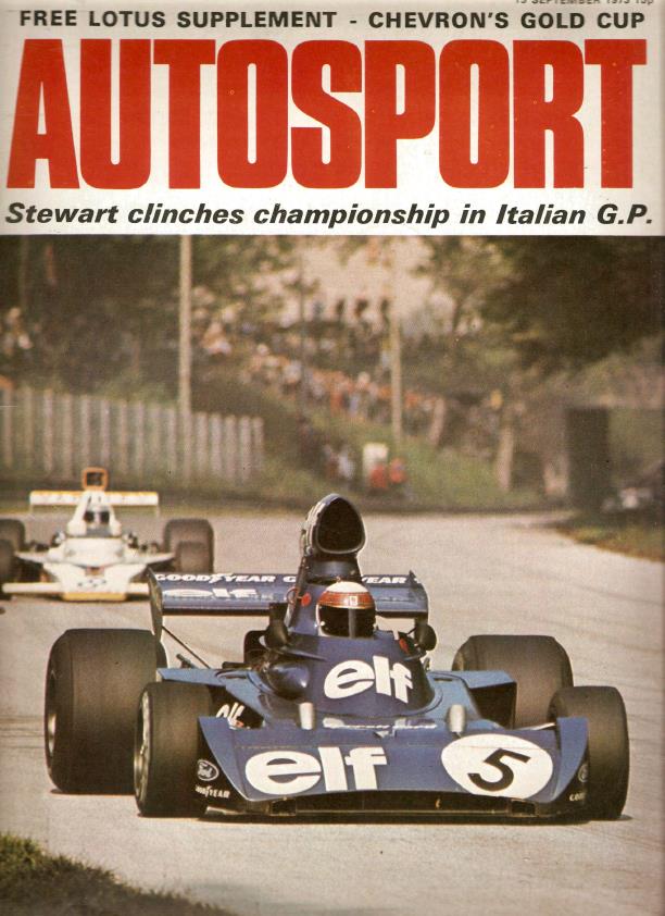 Журнал Autosport 13 сентября 1973