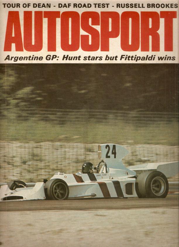 Журнал Autosport 16 января 1975
