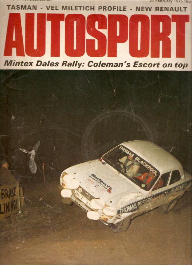 Журнал Autosport 27 февраля 1975