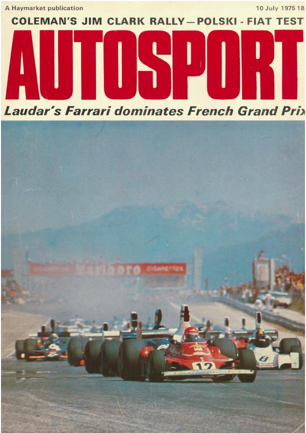 Журнал Autosport 10 июля 1975