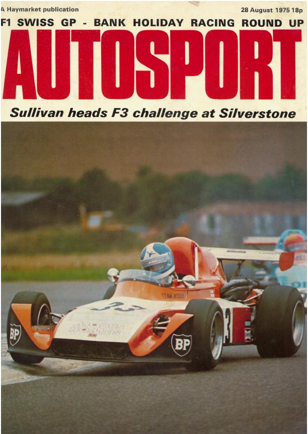 Журнал Autosport 28 августа 1975